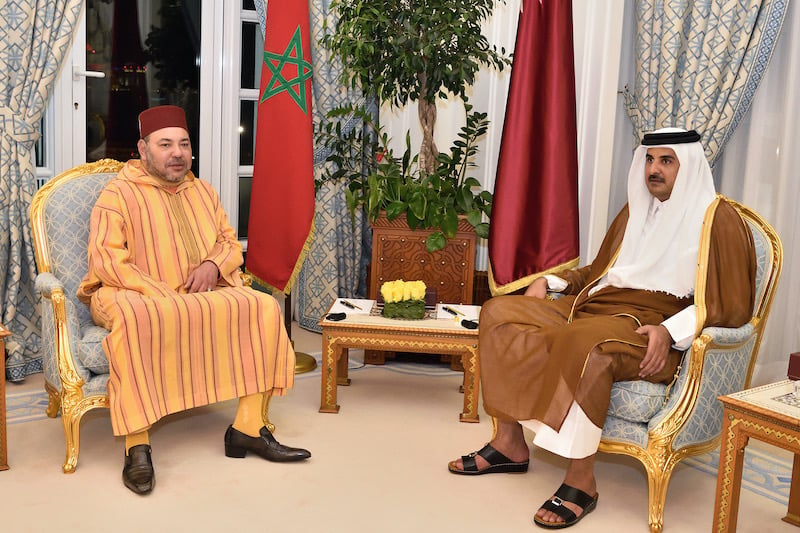 الملك محمد السادس يهنئ أمير قطر