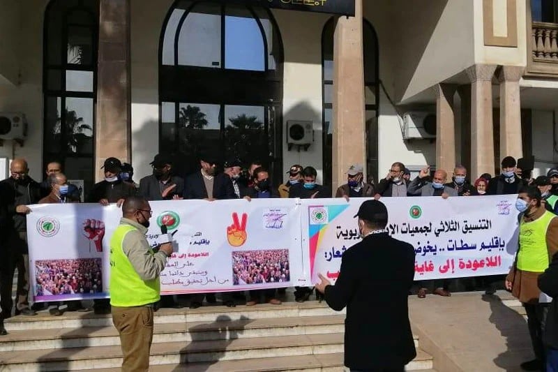 "تنسيق الإدارة التربوية" يسطر برنامجا احتجاجيا