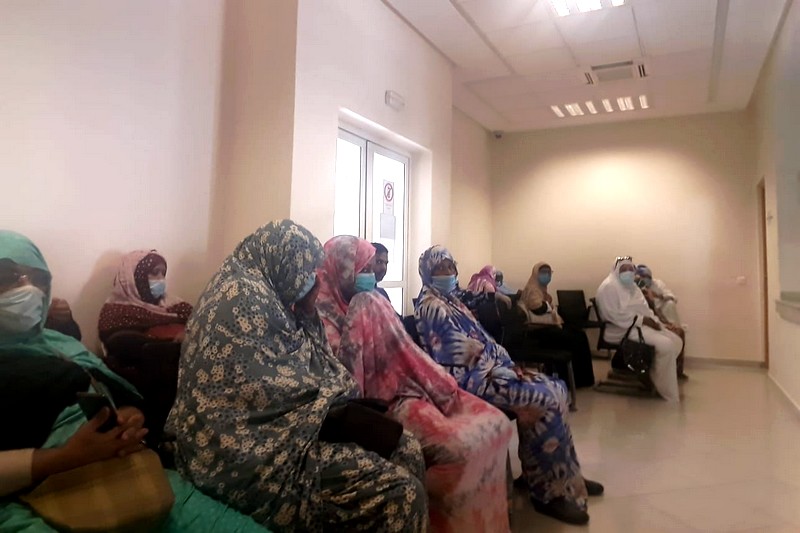 اعتصام عالقين في سفارة المغرب بنواكشوط