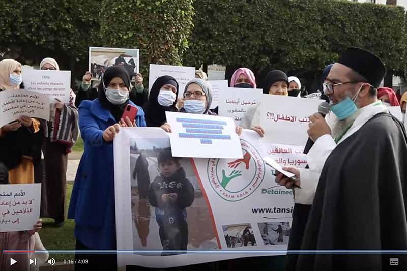 عائلات العالقين في سوريا والعراق