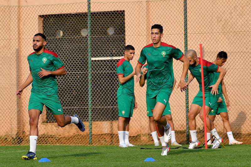 المنتخب يخوض آخر تدريب قبل لقاء الغابون