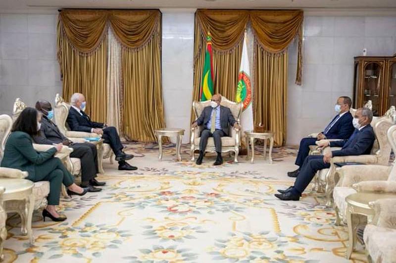 رئيس موريتانيا يتباحث مع المبعوث الأممي حول قضية الصحراء المغربية