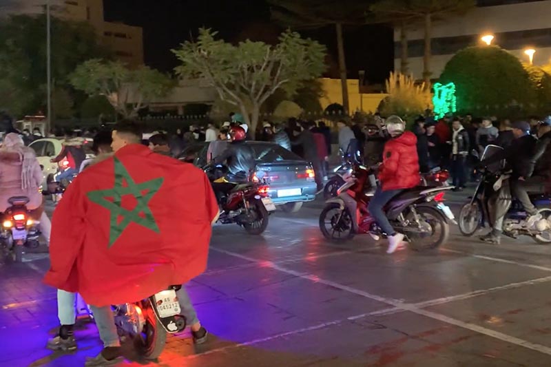 فرحة كأس إفريقيا بوجدة