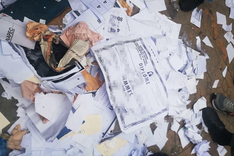 وثائق عمل "تجاور الأزبال" بالمضيق‬