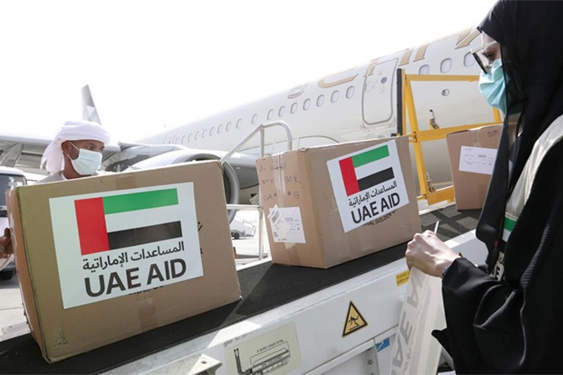 الإمارات تدعم المتضررين من الحرب