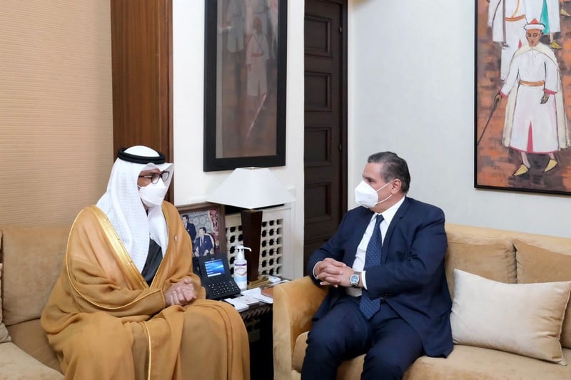 أخنوش يتباحث مع وزير الصناعة الإماراتي
