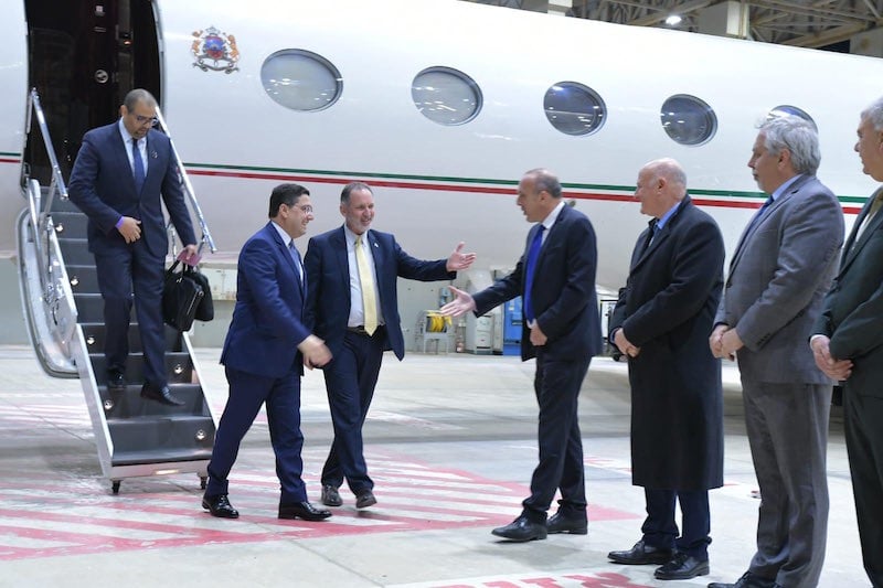 وزير الخارجية بوريطة يحط بإسرائيل
