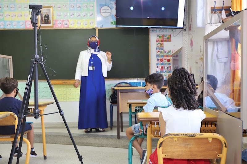 دراسة تلامس تجويد المدرسة المغربية