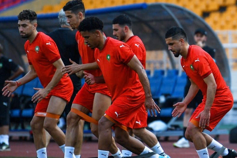 المنتخب يختم التأهب لمباراة الكونغو