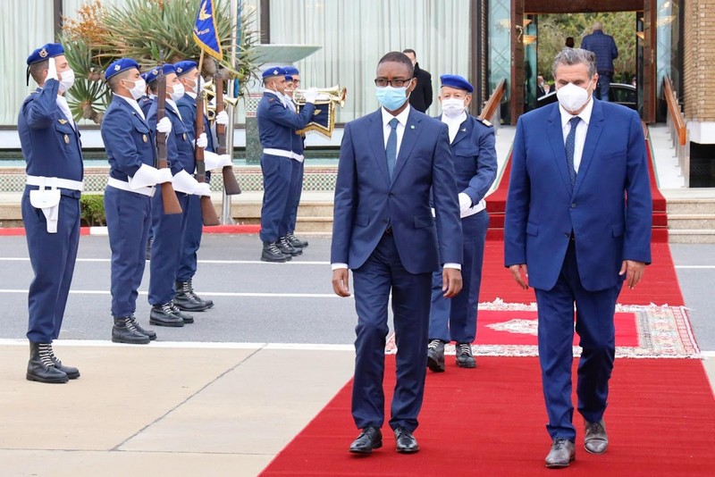 الوزير الأول الموريتاني يغادر المغرب