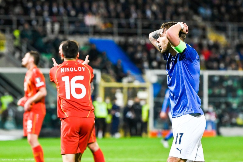 مقدونيا تبعد إيطاليا عن كأس العالم