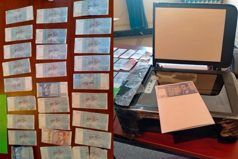 أوراق مالية مزورة تورّط ثلاثة أشخاص