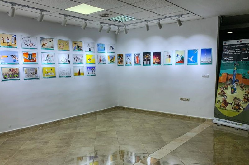 معرض للصحافة والكاريكاتور بوجدة