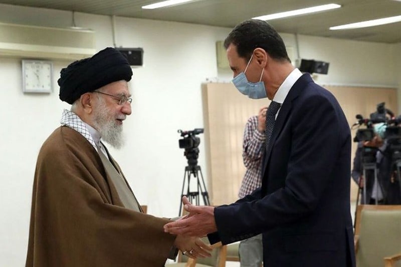 بشار الأسد يلتقي بخامنئي في طهران
