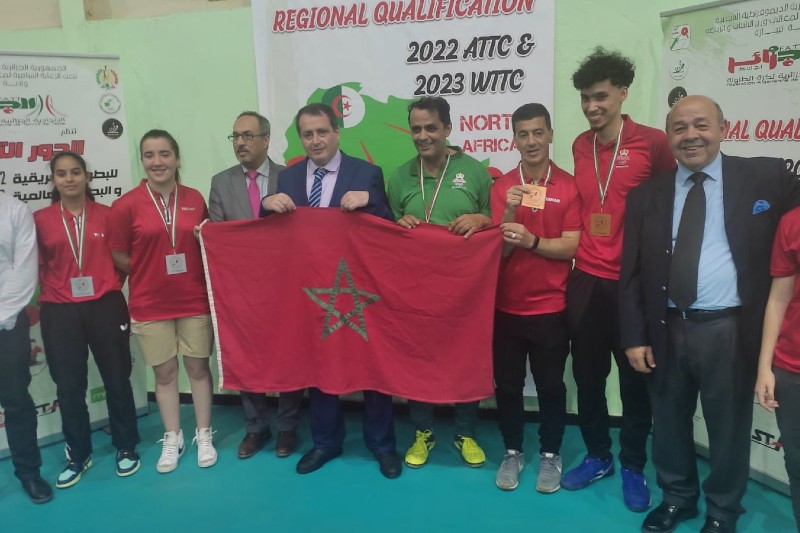 كرة الطاولة المغربية تتألق في الجزائر