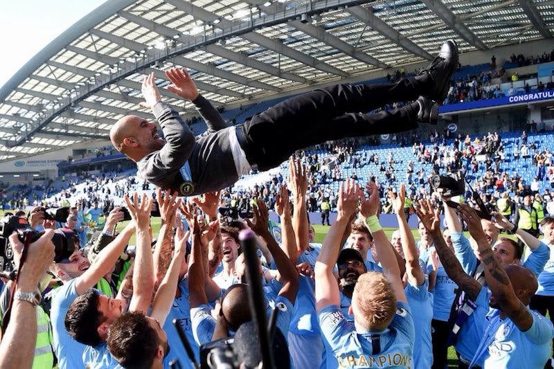 مانشستر سيتي يفوز بالدوري الإنجليزي