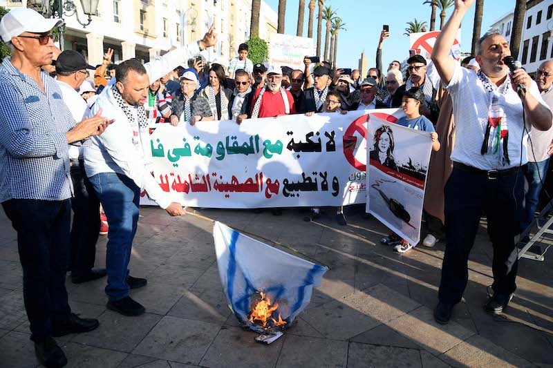 مغاربة يخلدون "ذكرى النكبة" وينددون بواقعة اغتيال الصحافية أبو عاقلة