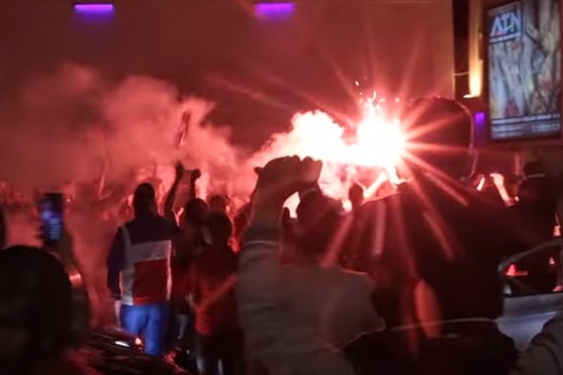 احتفالات جمهور الوداد