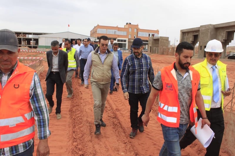 تفقد أشغال المستشفى الجديد بتنغير