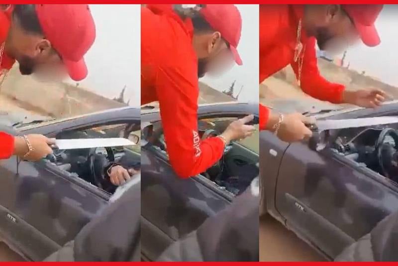 جانحون يعتدون على سيارة خاصة لشرطي