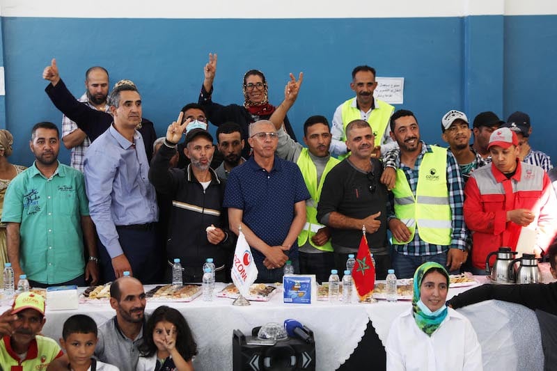 حفل في سلا يحتفي بعمال شركة "أوزون"