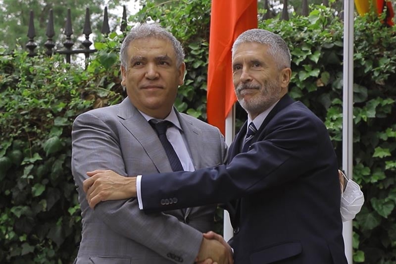 لفتيت يلتقي نظيره الإسباني
