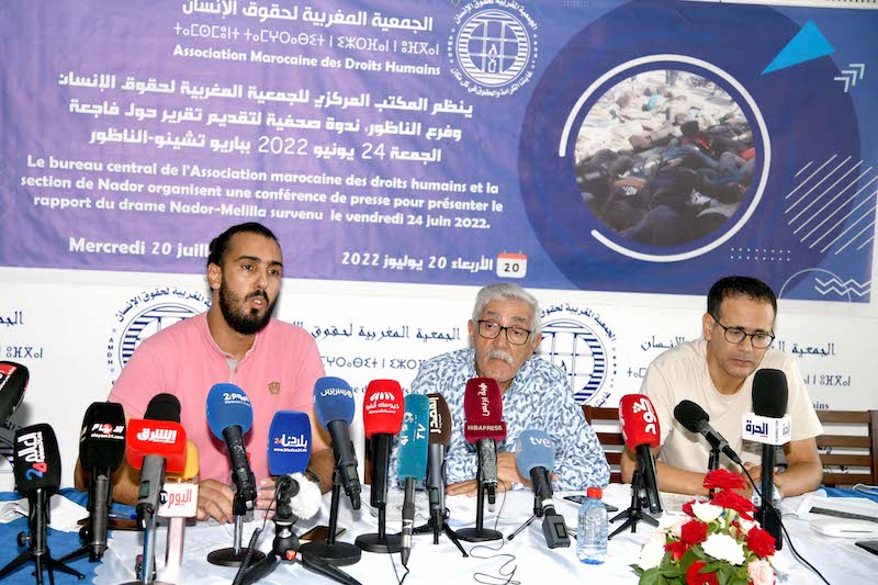 الجمعية المغربية لحقوق الإنسان تَعرِض "رواية مغايرة" بخصوص "أحداث مليلية"