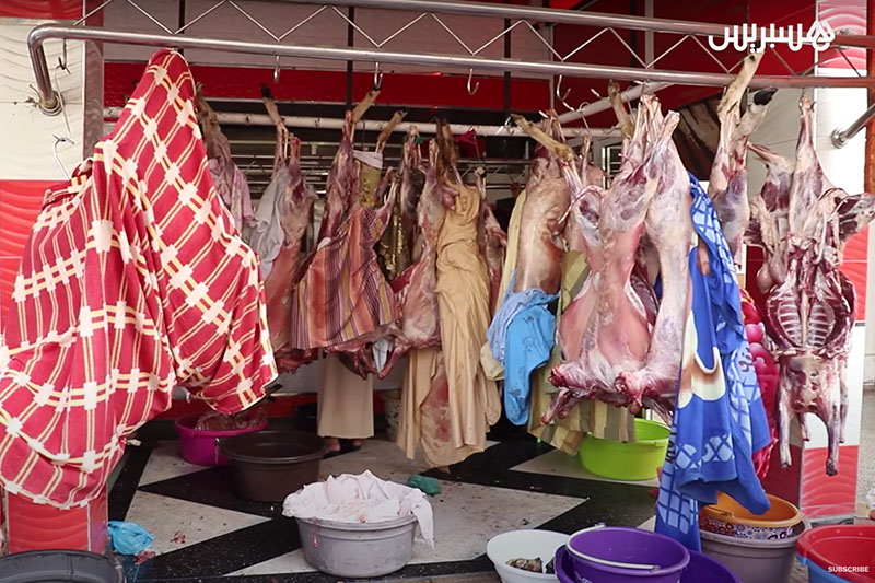 تقطيع أضاحي العيد
