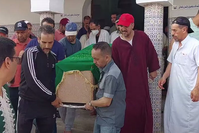 جنازة الفنانة فاطمة جوطان