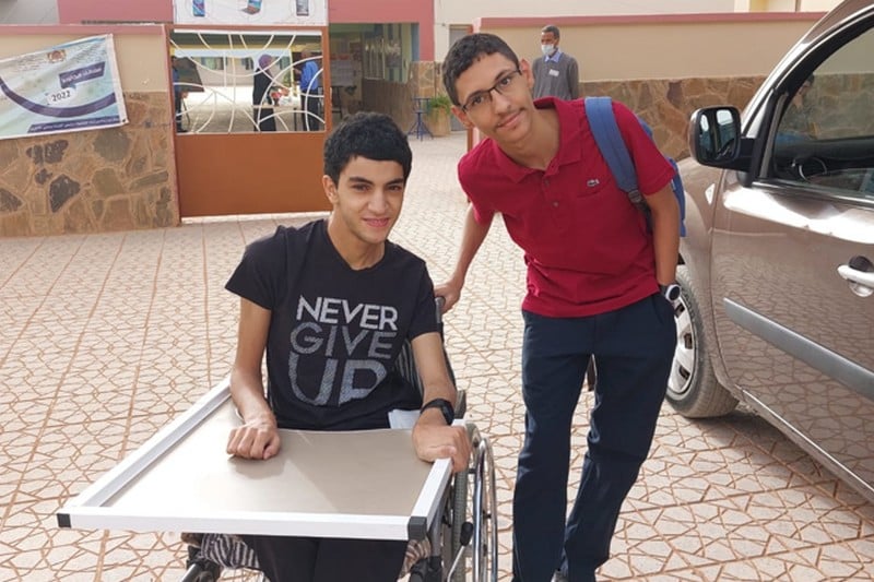 يوسف حاميدي .. تلميذ من ذوي الاحتياجات الخاصة يتفوق في الباكالوريا