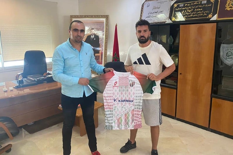 آيت العريف يشرف على تدريب أولمبيك وزان‎‎