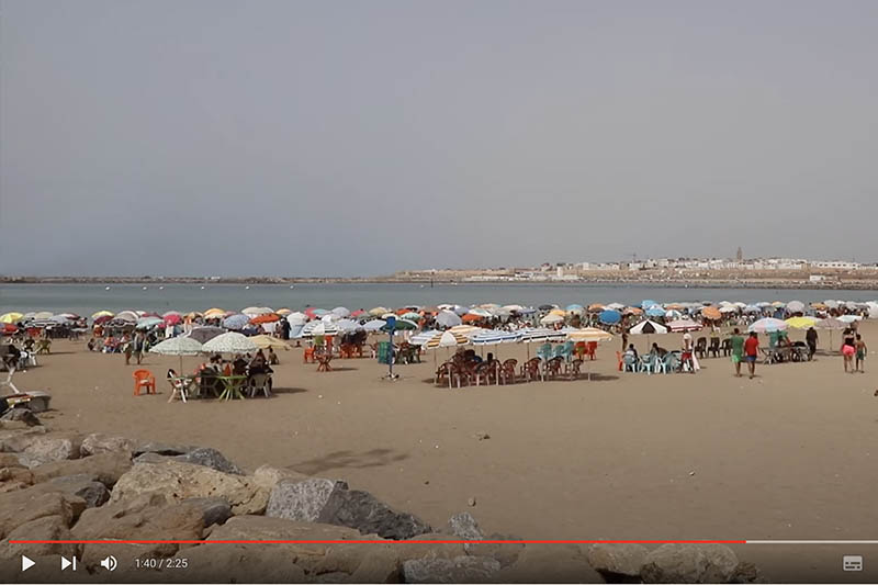 انتقادات في شاطئ الرباط