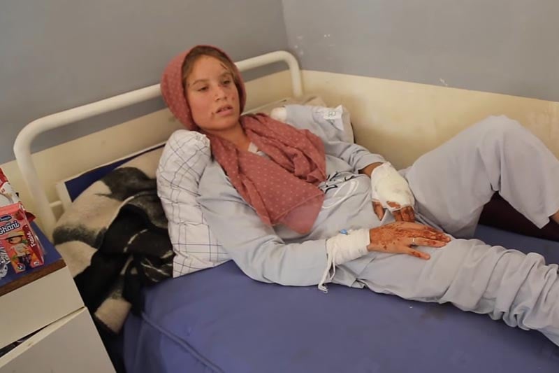 مع ناجيات من حادث خريبكة