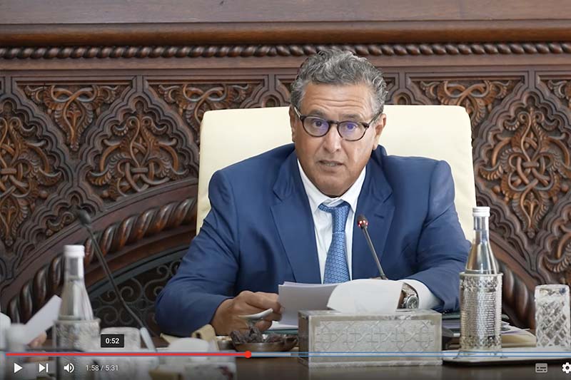 كلمة أخنوش بالمجلس الحكومي