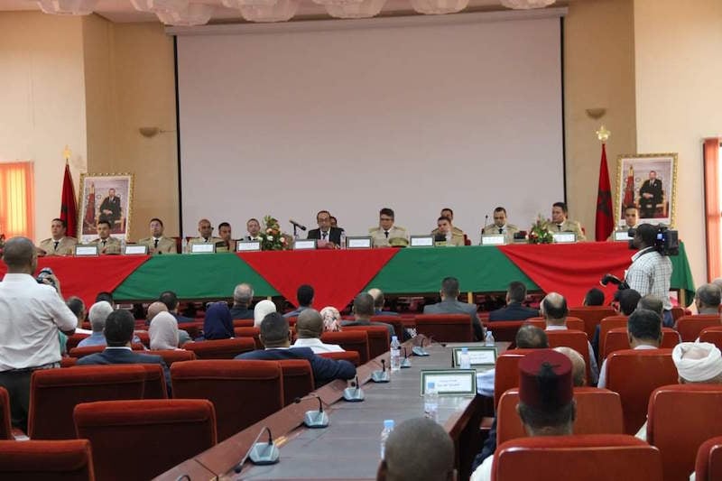 عامل زاكورة يرأس حفل تنصيب رجال للسلطة