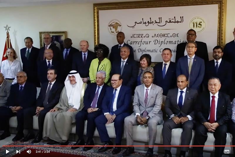 بوصوف يلتقي السفراء