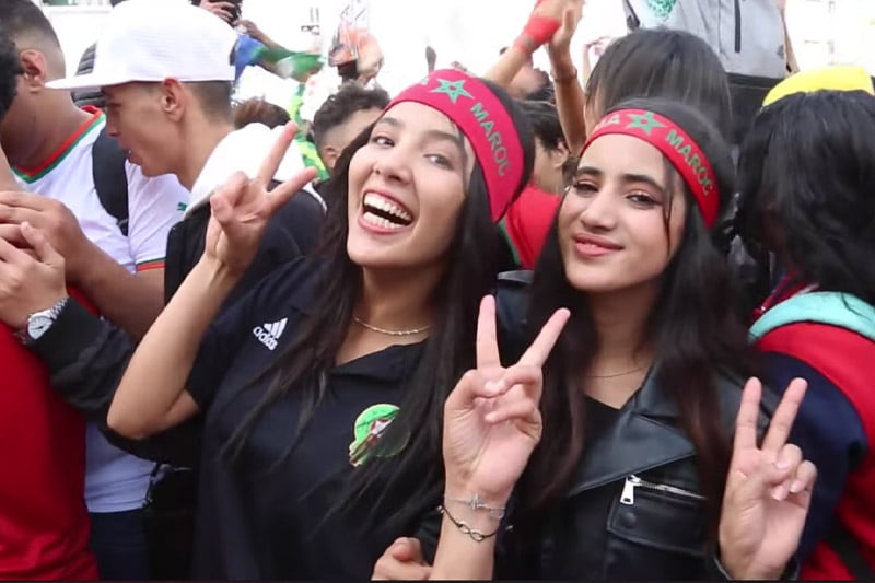 مغاربة ومباراة المغرب وكرواتيا