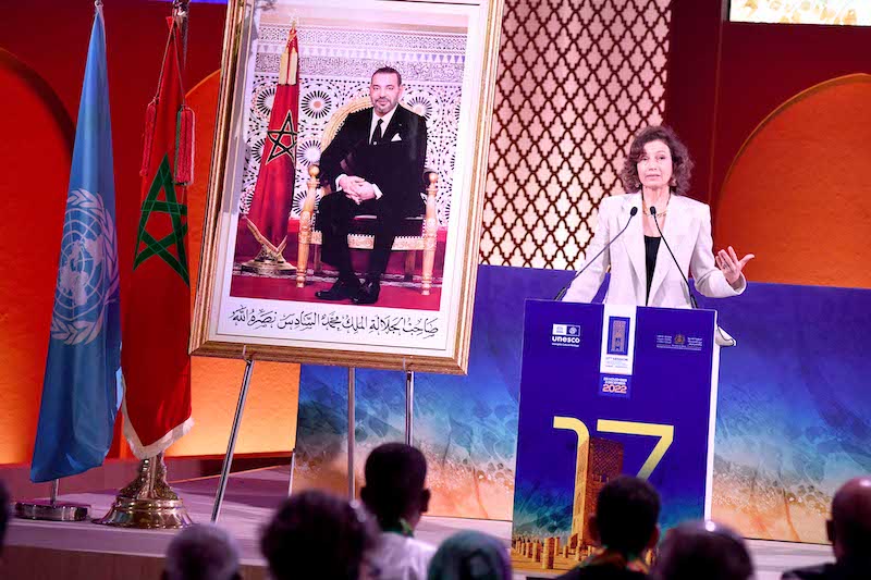 أزولاي تُشيد بجهود المغرب لحماية "التراث الثقافي اللامادي" وتنشد "تبادل الأجيال"