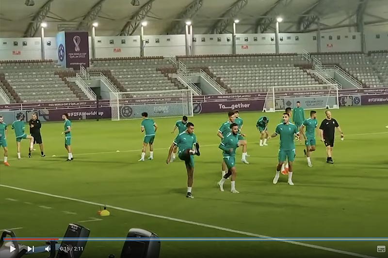 "الأسود" يستعدون لمباراة كرواتيا