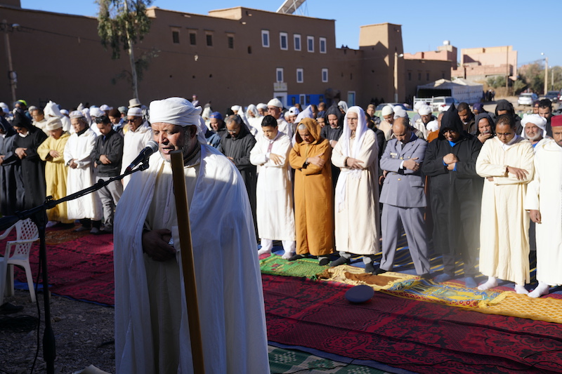 مصلون في إقليم تنغير يطلبون الغيث