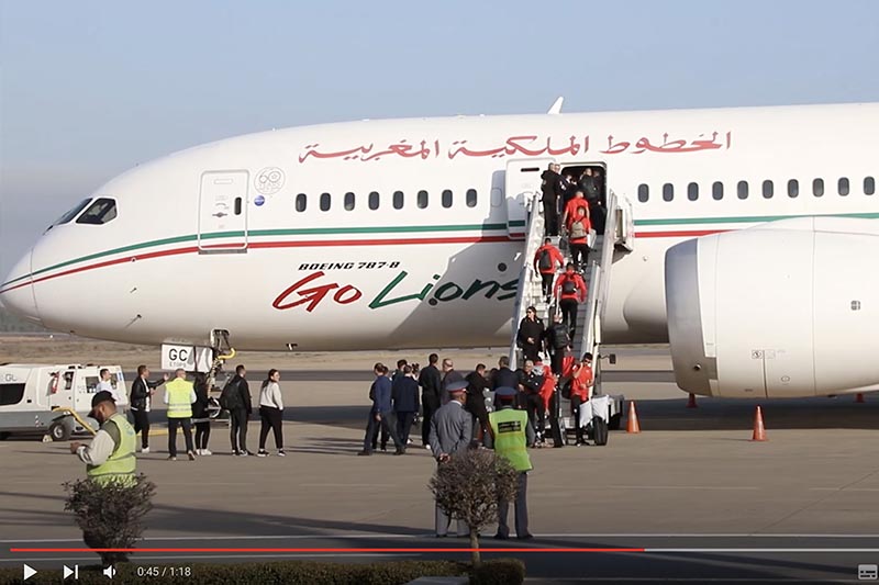 بعثة المنتخب تسافر إلى قطر