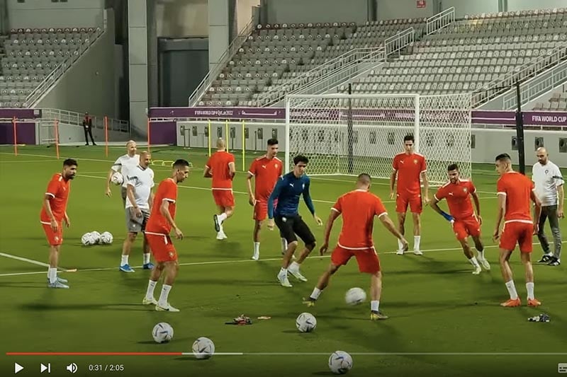 استعدادات "الأسود" لمواجهة إسبانيا
