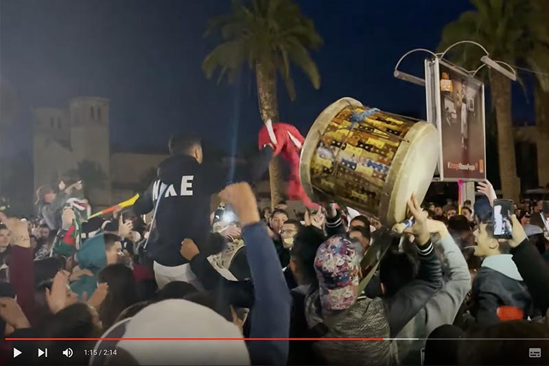 احتفالات في وجدة