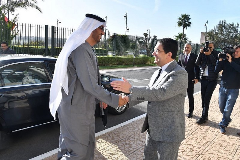 بوريطة يستقبل وزير الصناعة الإماراتي