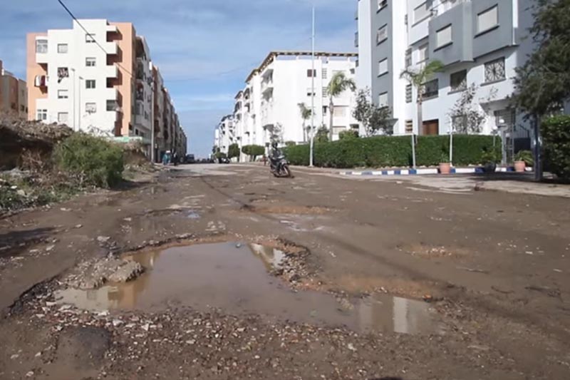 الجديدة مدينة المليون حفرة