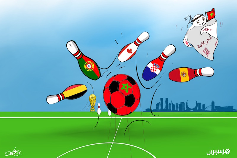 ‪صحيفة بريطانية تشيد بأداء المنتخب المغربي