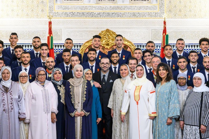 هكذا تفاعل "الأسود" مع الاستقبال التاريخي .. يوم لا يُنسى وافتخار بالمغاربة