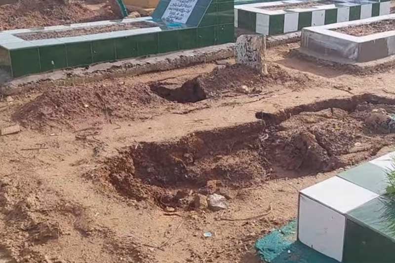 تبرع بأرض لدفن بيضاويين