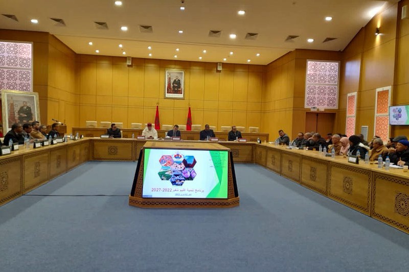 مجلس تنغير يقدم برنامج تنمية الإقليم