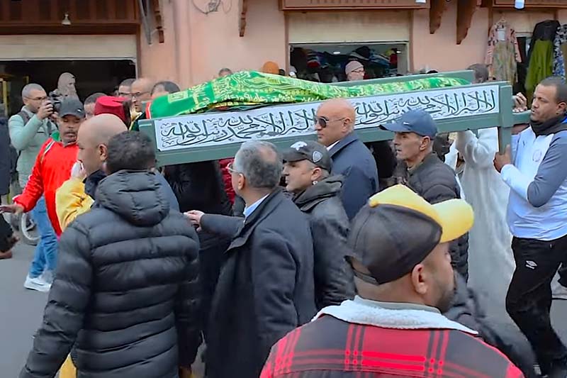 جنازة والدة العمدة المنصوري